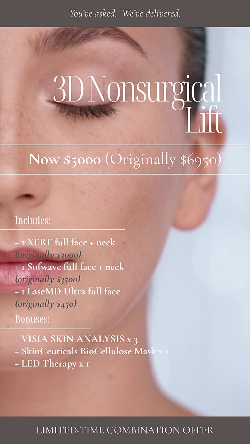 3D nonsurgical lift promotional offer details