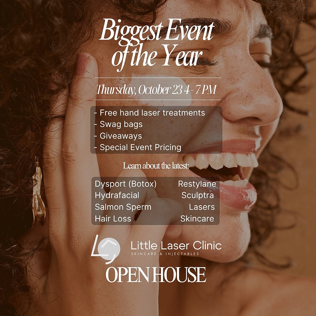 Facial treatment promotional offer with products.